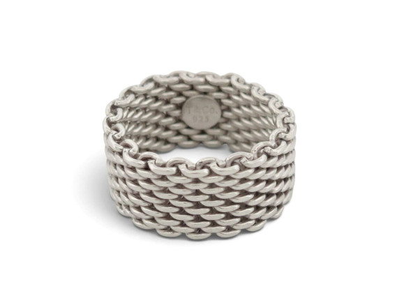 bague tiffany co somerset 54 mailles argent 925