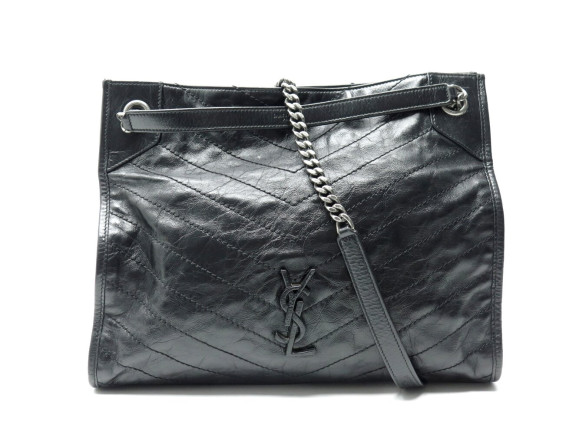 sac a main saint laurent niki shopping bag cuir