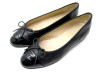 chaussures chanel ballerines logo cc a02819 38 en cuir