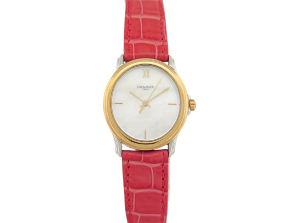 montre chaumet 25a nacre 26mm acier et