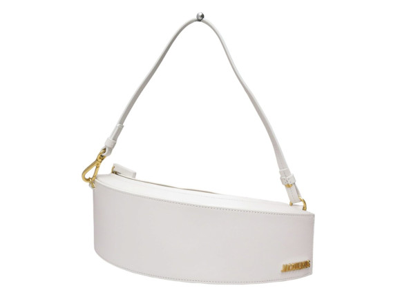  sac a main jacquemus le bomba cuir blanc porte