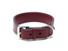  collier de chien hermes h coupe cuir bordeaux t