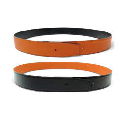  lien de ceinture hermes en cuir reversible 38mm
