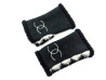 gants chanel mitaines logo cc en cuir mouton