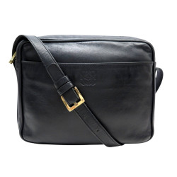 sac a main loewe cuir anagram cuir noir bandouliere