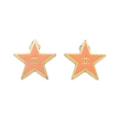  boucles d'oreilles chanel etoiles logo cc
