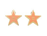  boucles d'oreilles chanel etoiles logo cc