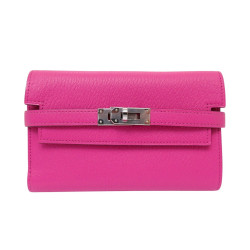  portefeuille hermes kelly depliant en cuir chevre
