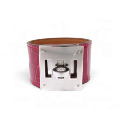  bracelet hermes kelly dog manchette cuir de