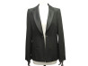 veste de smoking chanel noir pailletee 40 m satin