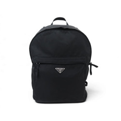  sac a dos prada en toile re nylon noire 40x30 cm