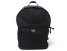 sac a dos prada en toile re nylon noire 40x30 cm