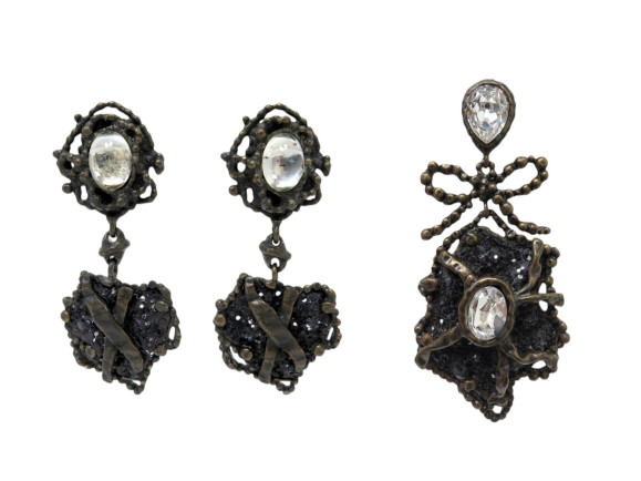 parure christian lacroix pendentif noeud