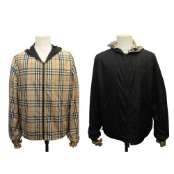 veste burberry newport reversible a capuche tartan