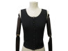 haut chanel debardeur 38 m en maille cotelee boutons