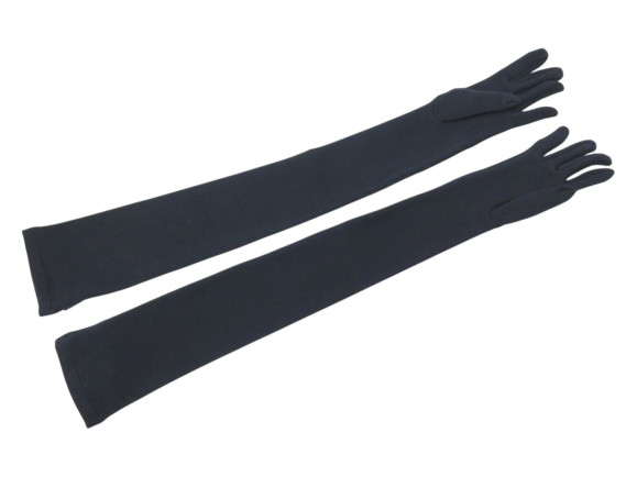 gants balenciaga 681534 longs noir taille 7 s en