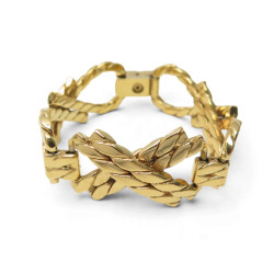  bracelet celine dore maillons articule