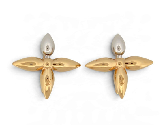  lot 2 barrettes louis vuitton louisette fleur de