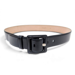  ceinture christian dior t85 cuir vernis noir
