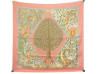 foulard hermes axis mundi christine henry soie rose