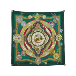 foulard hermes la ronde des heures loic dubigeon carre