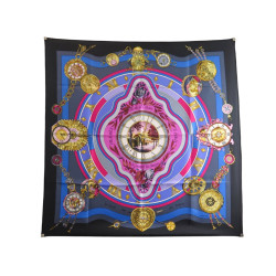  foulard hermes la ronde des heures carre 90