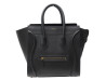 sac a main celine luggage cabas cuir noir medium black