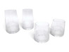  lot de 4 verres hermes intervalle 2 gobelets et 2