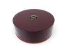 boite hermes ronde laque et corne de buffle vide poche
