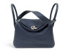 sac a main hermes lindy 26 pm cuir swift bleu