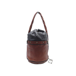  sac a main fendi palazzo bucket seau cuir