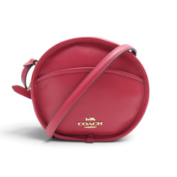  sac a main coach canteen f27971 cuir rouge ruby