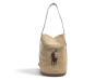 sac a main ralph lauren grand cabas big pony raffia