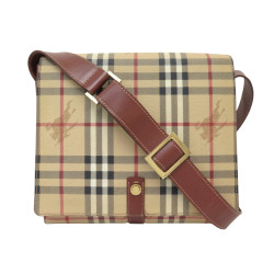 sacoche burberry haymarket messenger tartan check sac