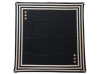  foulard chanel boutons logo cc en soie noir carre