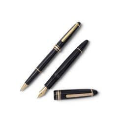 parure 2 stylos montblanc meisterstuck plume piston