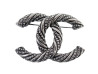 broche chanel logo cc u63062 en metal ruthenium