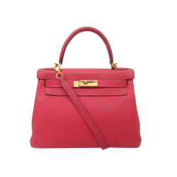 sac a main hermes kelly ii 28 retourne cuir clemence
