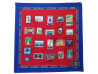 foulard chanel timbres du monde et logo cc carre 90
