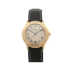  montre cartier cougar 887904 quartz 33mm or