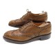  CHAUSSURES JM WESTON RICHELIEU CUIR GRAINE MARRON 