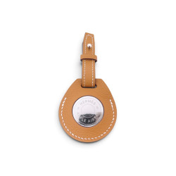  porte cles hermes apple air tag en cuir swift