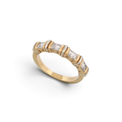  bague cartier apollonia t52 en or 18k 4.6gr 4