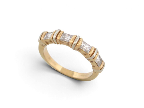 bague cartier apollonia t52 en or 18k 4.6gr 4