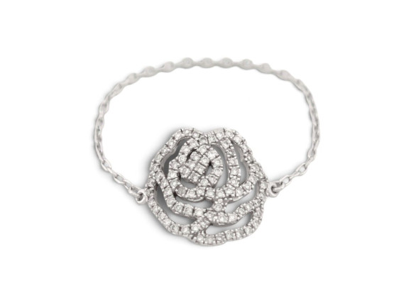 bague vanessa tugendhaft la rose t65 or blanc 18k