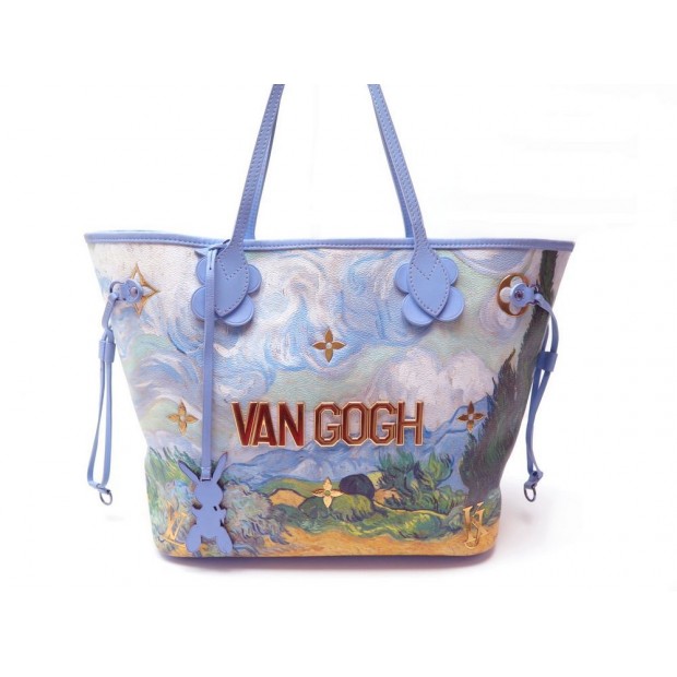 Louis Vuitton X Jeff Koons Montaigne Vincent Van Gogh Masters MM Lavender  Multicolor for Women