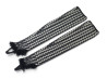 jambieres chanel guetres franges pied de poule