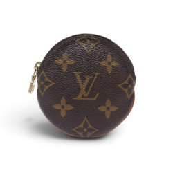 porte monnaie louis vuitton rond m61926 toile monogram