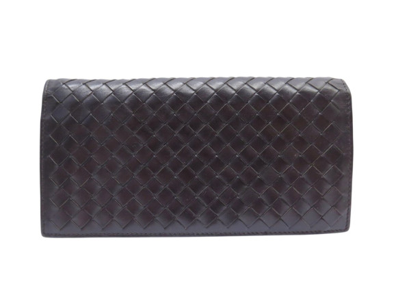 portefeuille bottega veneta grand format en cuir