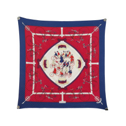 foulard hermes les becanes carre plisse h